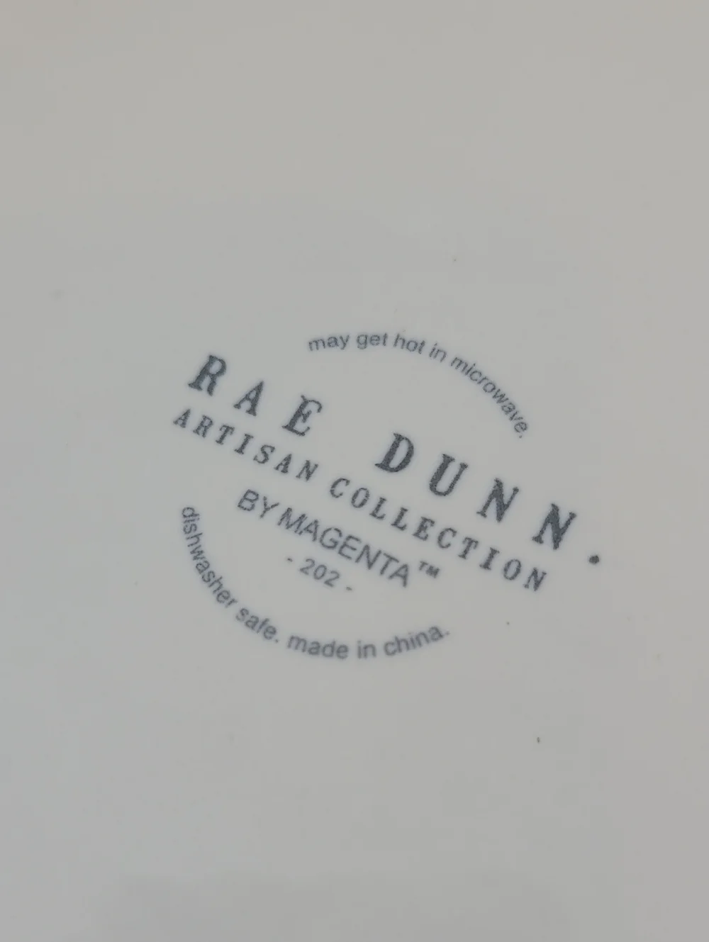 XL Rae Dunn White Ceramic 'CHOW DOWN' Pet Bowl with Black Lettering